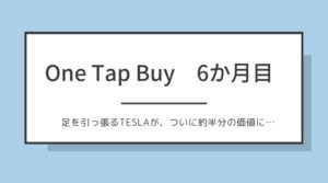 【One Tap Buy6か月目+1,253円】1,000円で株が買えるサービスで投資を始めてみた